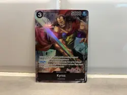 Kyros One Piece CCG Kingdoms Intrigue OP04-082 Foil Alt Art Rare 5000 Character - Image 1