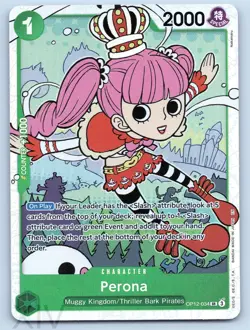 Perona OP12-034 One Piece Legacy of the Master Super Rare - Image 1