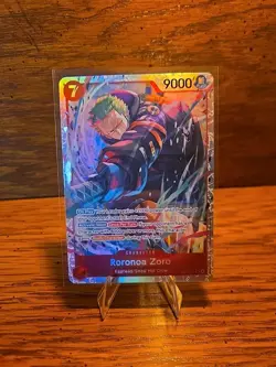 One Piece TCG Roronoa Zoro SR Foil OP15/EB04 English NM 💎 - Image 1