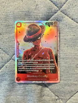 One Piece TCG Monkey.D.Luffy OP12-015 SR - Image 1