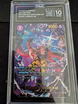 One Piece TCG Eustass "Captain" Kid SP Eb04-039 TAG Graded Pristine 10 990/1000 - Image 1