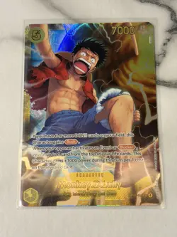 One Piece TCG Monkey.D.Luffy OP15-119 SEC Adventure on Kami’s Island NM - Image 1