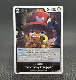 Tony Tony.Chopper OP15-085 Rare Foil One Piece Adventure on Kami's Island NM - Image 1
