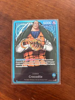 One Piece TCG: Crocodile ST03-001 Leader Foil Pre Eratta - Image 1