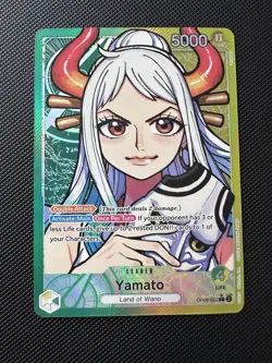 ONE PIECE WINGS OF THE CAPTAIN YAMATO ALT ART LEADER CARD OP06-022 (ENGLISH) - Image 1