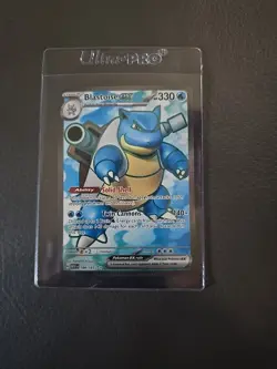 Pokemon TCG Blastoise EX Holo Ultra Rare Card Scarlet VIOLET-151, 184/165 - Image 1