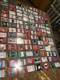 112 Decipher 1996 & 1997 Star Wars Card Lot Unplayed Cards - Image 1