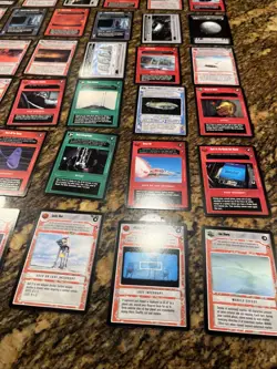112 Decipher 1996 & 1997 Star Wars Card Lot Unplayed Cards - Image 2