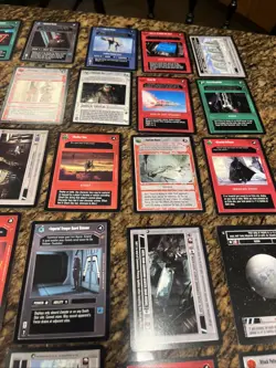 112 Decipher 1996 & 1997 Star Wars Card Lot Unplayed Cards - Image 3