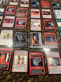 112 Decipher 1996 & 1997 Star Wars Card Lot Unplayed Cards - Image 5