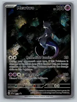 Mewtwo - SVP SV: Scarlet & Violet Promo Cards #052 Promo Holo HP CREASE - Image 1