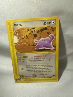 Ditto 51/144 Common Skyridge Pokemon Card Non Holo Tcg Rare Vintage LP - Image 1