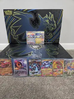 Pokemon:Mega Charizard ex 023 Promo & UPC w/accessories (NO PACKS) + Extra cards - Image 5