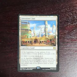 Wizards of the Coast Inventors' Fair Legendary Land Rare Kaladesh Magic Card - Image 1