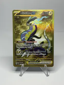 Pokemon TCG Miraidon EX Scarlet & Violet Base Set Hyper Rare Card 253/198 - Image 1