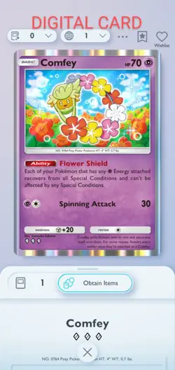 Pokemon Pocket Mobile Game Celestial Guardians Set ◇◇◇ Rare Digital Trade Card - Image 1