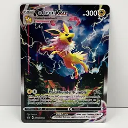 Jolteon VMAX SWSH184 Sword & Shield Promo Cards Holo VG Pokemon - Image 1