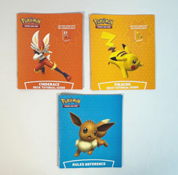 Pokemon Battle Academy Game Rule Book & Deck Tutorial Guides, Pikachu Cinderace - Image 1