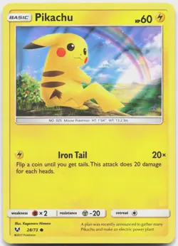 Pikachu 028/073 Holo Promo Miscellaneous Cards & Products Pokemon Holo LP - Image 1