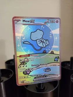 Mew ex SV: Paldean Fates 232/091 Full Art Holo Special Illustration Rare Card - Image 2