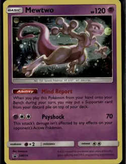 Mewtwo Promo SM Promos SM214 Psychic Holofoil Pokemon Card - Image 1