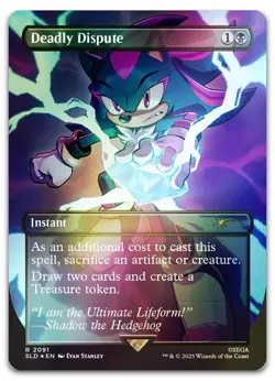 Deadly Dispute (2091) (Rainbow Foil) #2091 (NM) Secret Lair Drop SLD Magic MTG - Image 1