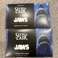 MTG Secret Lair x Jaws Terror of Amity Island Traditional Foil & NonFoil - Image 1