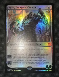 MTG FOIL Karn, The Great Creator 0001 Mythic Rare NM - Image 1