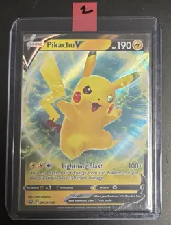 Pokemon Pikachu V SWSH198 Sword & Shield Promo Holo Pokemon Card TCG NM/M 2 - Image 3