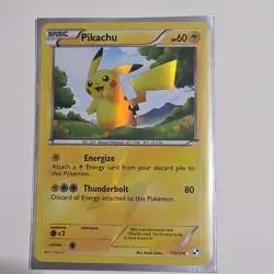 The Pokemon Company Pikachu 115/114 Black & White Secret Rare Holo 60HP EN - Image 1