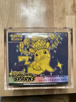 SURGING SPARKS FACTORY SEALED POKEMON CENTER EXCLUSIVE ELITE TRAINER BOX ETB - Image 1