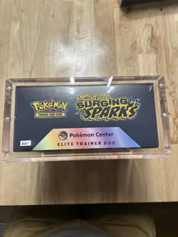 SURGING SPARKS FACTORY SEALED POKEMON CENTER EXCLUSIVE ELITE TRAINER BOX ETB - Image 2