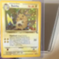 1995 Pokemon Raichu 1st Edition Holo Rare Fossil Set 14/62 90 HP Card English - Image 4