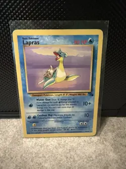 Pokemon card Lapras Fossil 25/62 Regular 1999-2000 WOTC - Image 1