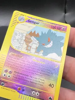 Gengar 10/144 Skyridge Reverse Holo Rare Pokemon Card WOTC 2003 - LP ZP1 - Image 3