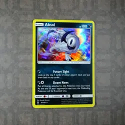 Pokemon TCG Absol 81/145 Guardians Rising GRI Holo Rare Sun & Moon SUM 2017 NM - Image 1