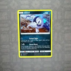 Pokemon TCG Absol 81/145 Guardians Rising GRI Holo Rare Sun & Moon SUM 2017 NM - Image 2