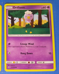 Drifloon 51/156, Spiritomb 53/156, 2x Salandit 25/156 Pokemon Ultra Prism NM - Image 1