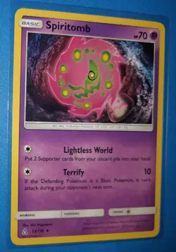 Drifloon 51/156, Spiritomb 53/156, 2x Salandit 25/156 Pokemon Ultra Prism NM - Image 2