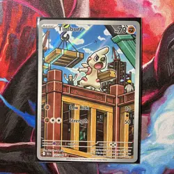 Timburr 125/086 Illustration Rare SV: Black Bolt Pokemon TCG NM - Image 3