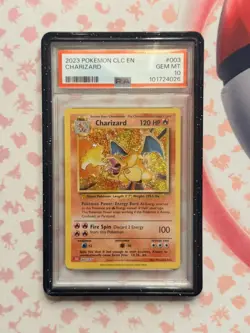 Charizard 003/034 Holo Pokemon 2023 CLC Classic Collection PSA 10 GEM MINT - Image 1