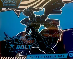 Pokemon Scarlet & Violet Black Bolt ELITE TRAINER BOX, Sealed ETB - Image 1