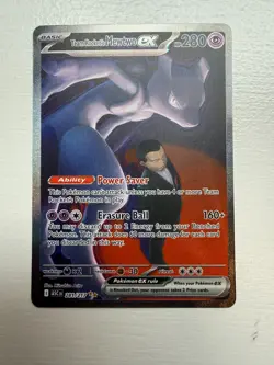 Team Rocket's Mewtwo ex 281/217 - CLEAN & MINT - Ascended Heroes Pokemon - Image 1