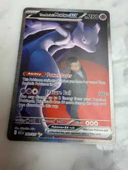 Team Rocket's Mewtwo ex 281/217 - CLEAN & MINT - Ascended Heroes Pokemon - Image 3