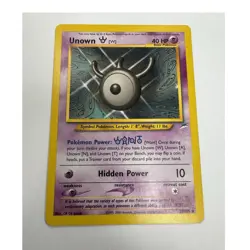 Pokemon Unown [W] 29/105 Neo Destiny Unlimited Rare Basic 40 HP English 2000 - Image 1