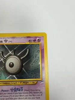Pokemon Unown [W] 29/105 Neo Destiny Unlimited Rare Basic 40 HP English 2000 - Image 5