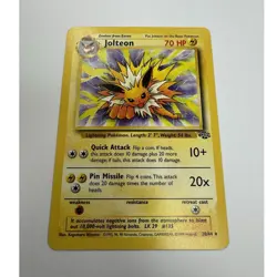 Pokemon Jolteon 20/64 Jungle Rare Stage 1 Regular 1999 English - Image 1