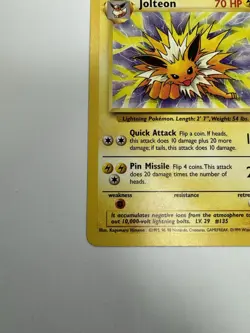 Pokemon Jolteon 20/64 Jungle Rare Stage 1 Regular 1999 English - Image 3