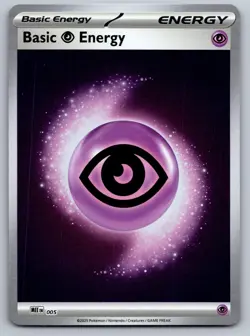 BASIC PSYCHIC ENERGY - 005 5 REVERSE HOLO C POKEMON MEGA EVOLUTION ENERGIES NM/M - Image 1