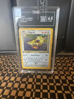 1999 Pokemon Jungle Pidgeot 1st Edition Holo Rare , TAG6.5, #8/64, - Image 1